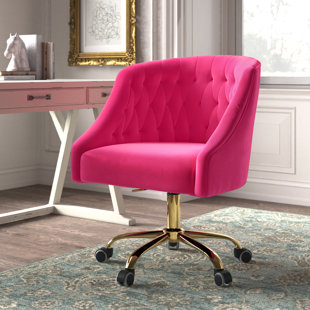 Pink desk chair deals wayfair